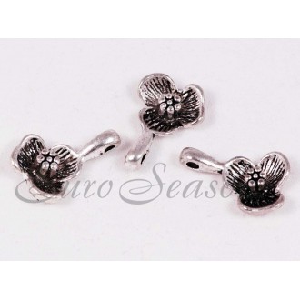 Подвеска мет.№407 12х18мм цв.Silver (цена за 1шт)